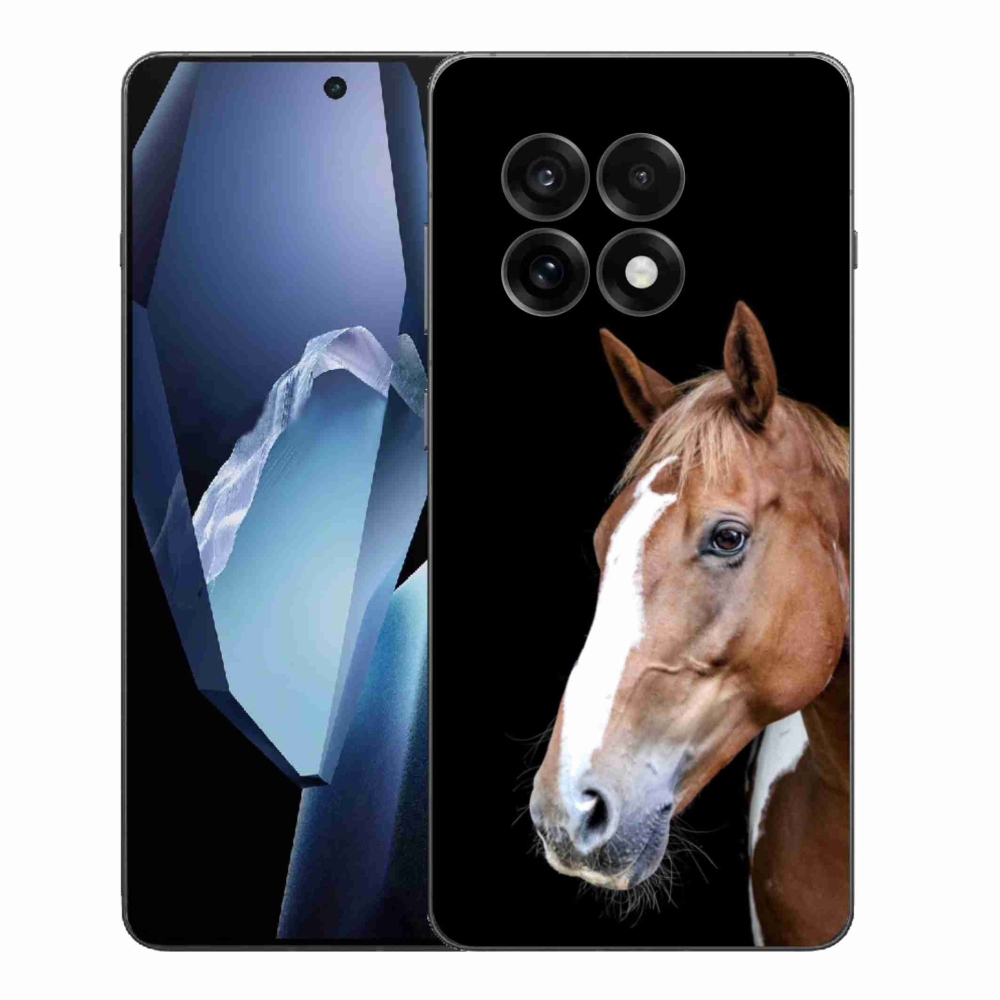 Gelový kryt mmCase na One Plus 13R - hnědý kůň 3