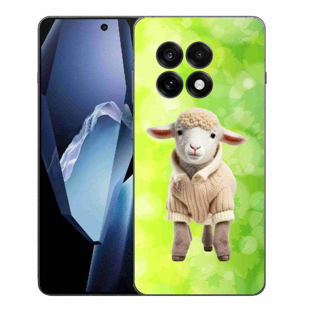 Gelový kryt mmCase na One Plus 13R - jehně ve svetru