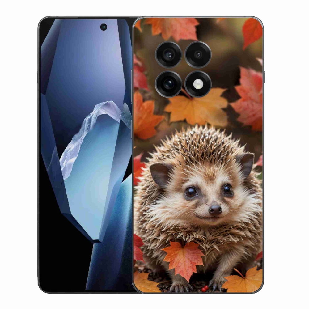 Gelový kryt mmCase na One Plus 13R - ježek v listí