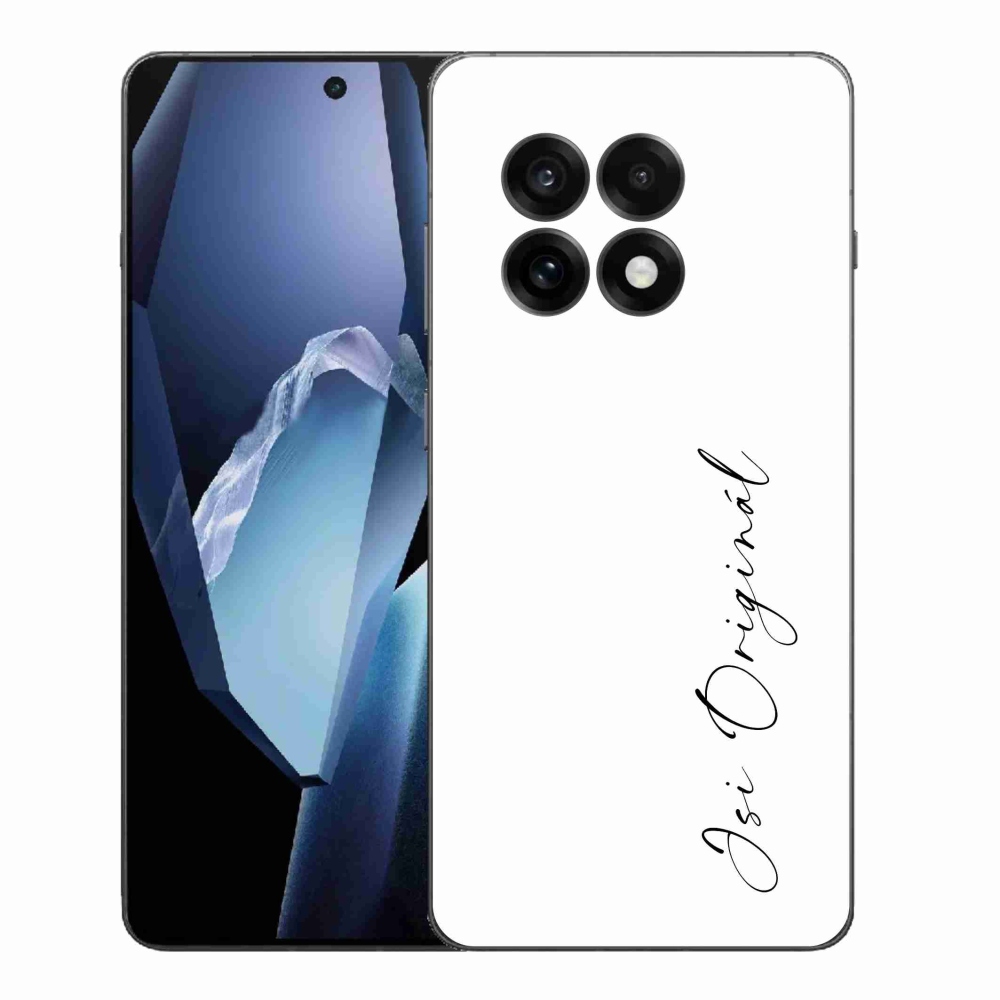 Gelový kryt mmCase na One Plus 13R - jsi originál bílé pozadí
