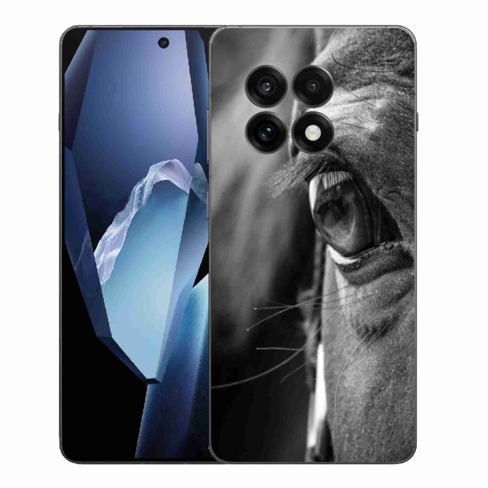 Gelový kryt mmCase na One Plus 13R - koňský pohled