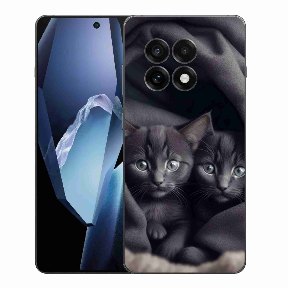 Gelový kryt mmCase na One Plus 13R - kočičí duo