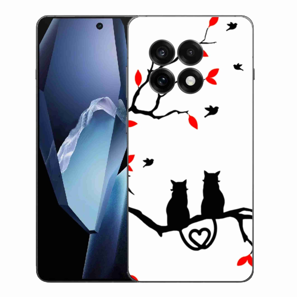 Gelový kryt mmCase na One Plus 13R - kočičí láska