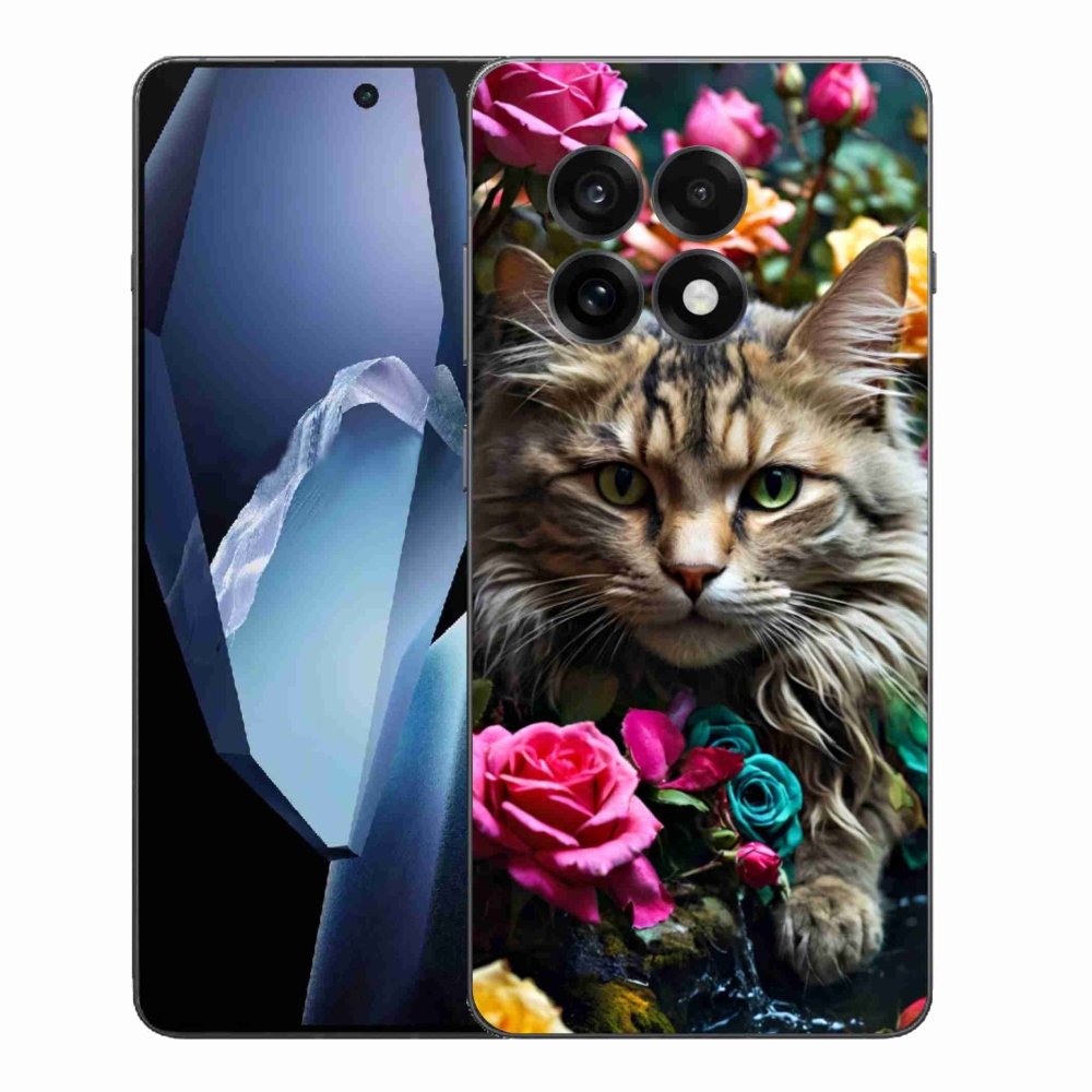 Gelový kryt mmCase na One Plus 13R - kočíčí pohled 2