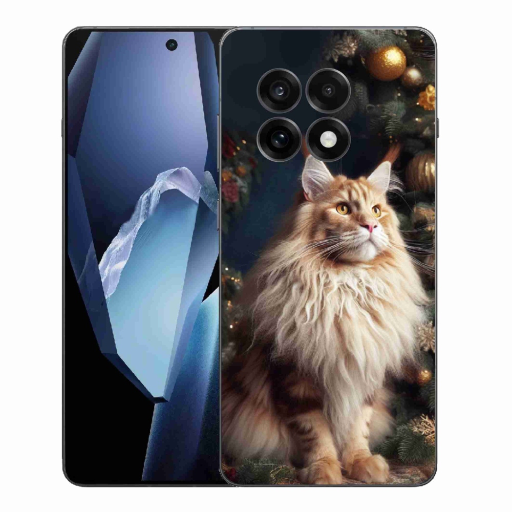 Gelový kryt mmCase na One Plus 13R - kočka u stromku