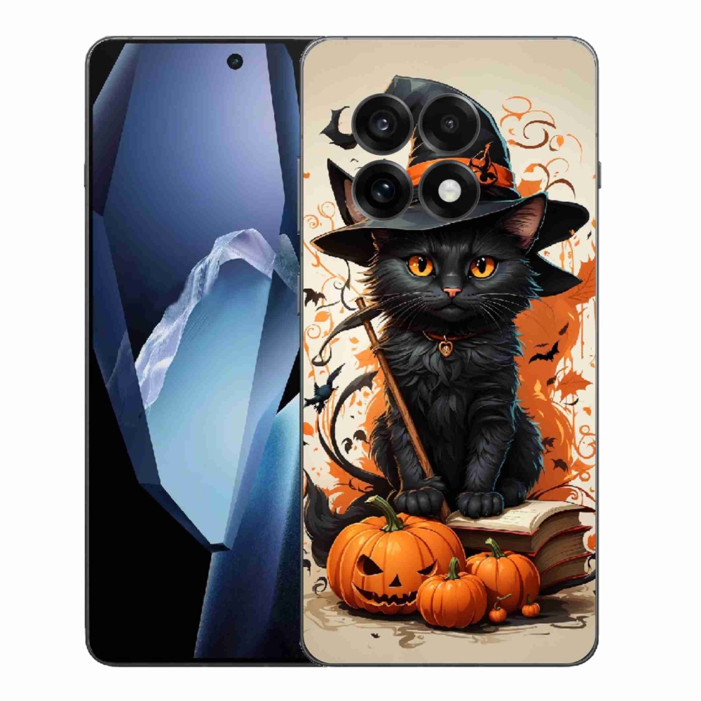 Gelový kryt mmCase na One Plus 13R - kocour čaroděj