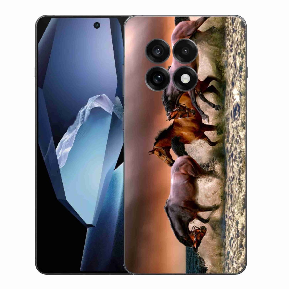Gelový kryt mmCase na One Plus 13R - koně 1