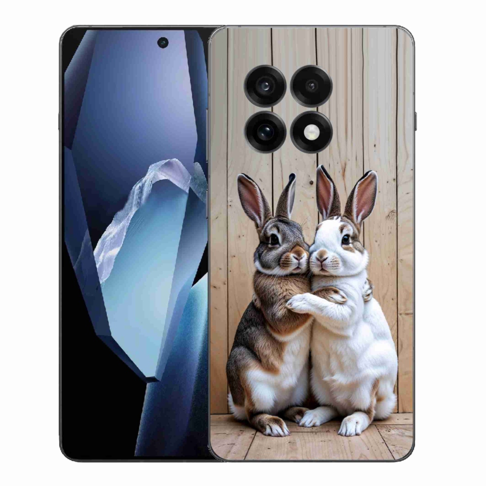 Gelový kryt mmCase na One Plus 13R - králičí pár