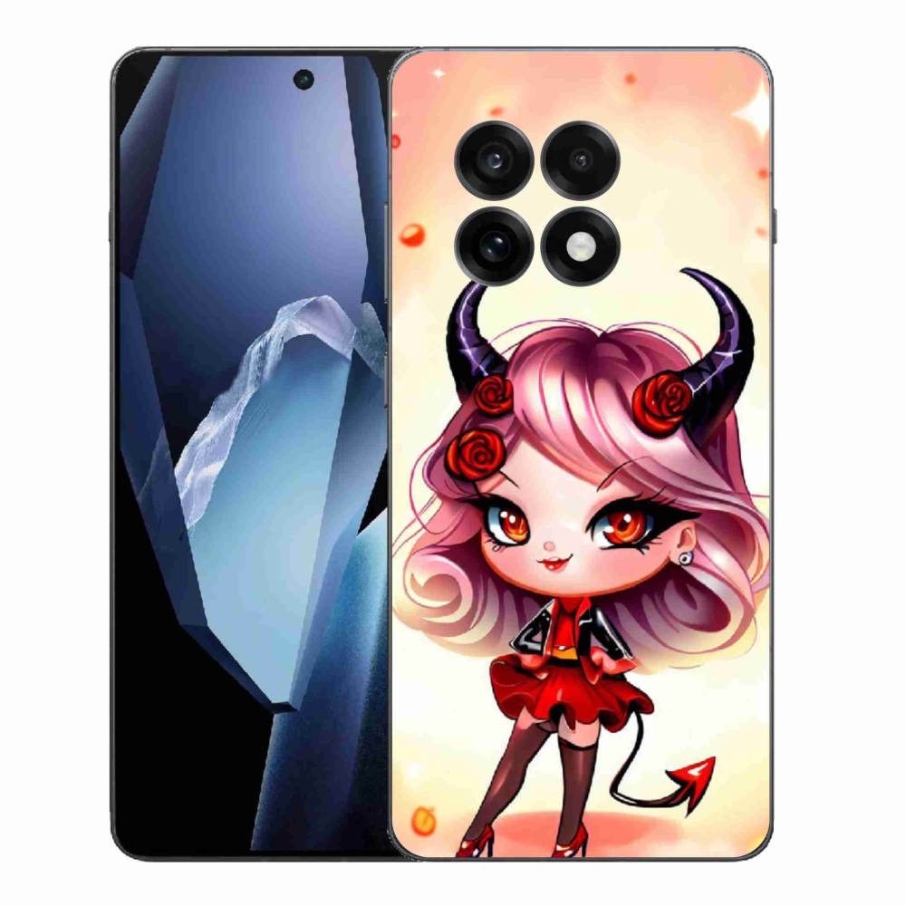Gelový kryt mmCase na One Plus 13R - kreslená čertice