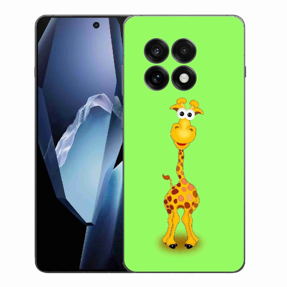 Gelový kryt mmCase na One Plus 13R - kreslená žirafa