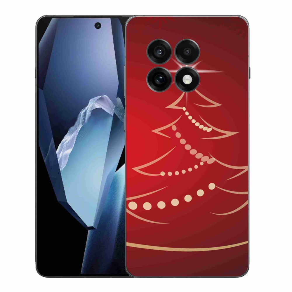 Gelový kryt mmCase na One Plus 13R - kreslený vánoční stromek