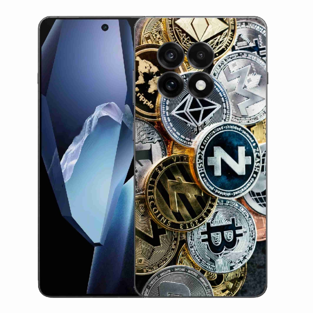 Gelový kryt mmCase na One Plus 13R - kryptoměny