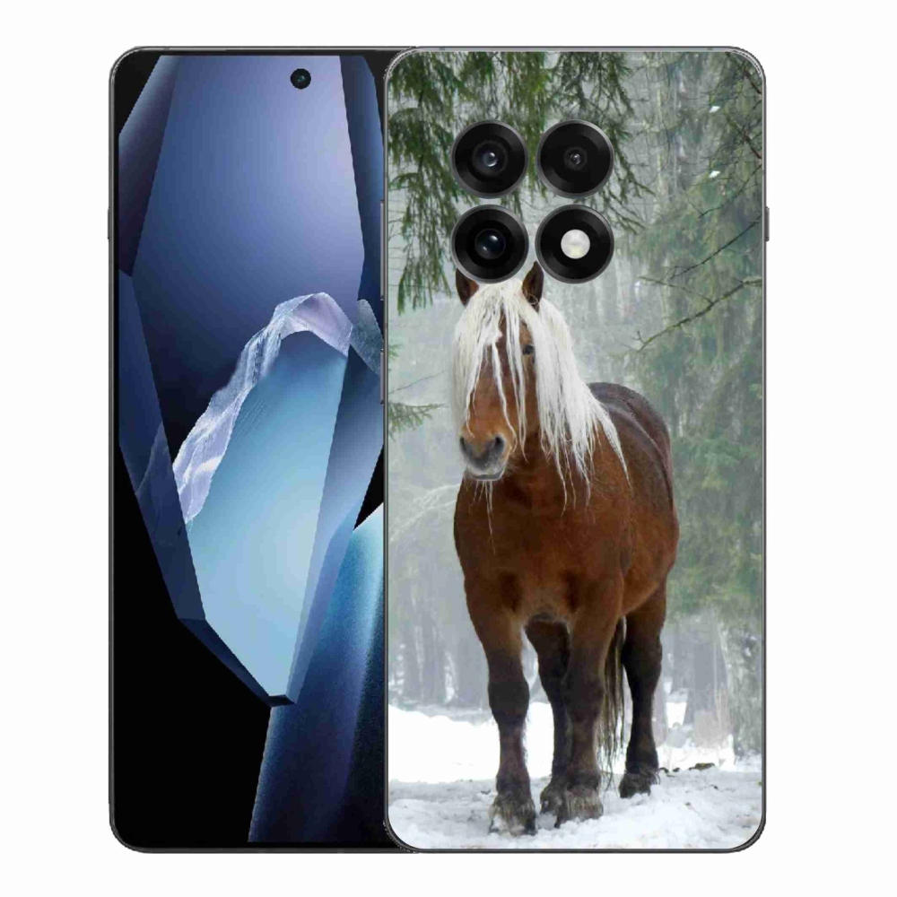 Gelový kryt mmCase na One Plus 13R - kůň v lese