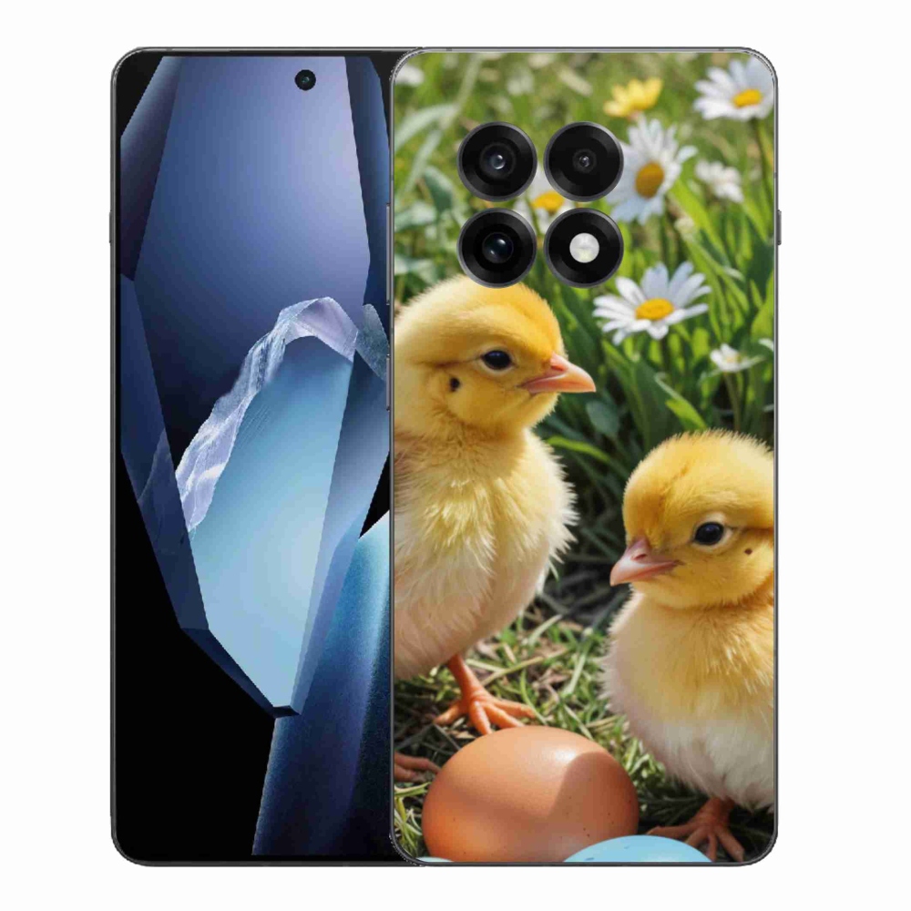 Gelový kryt mmCase na One Plus 13R - kuřátka