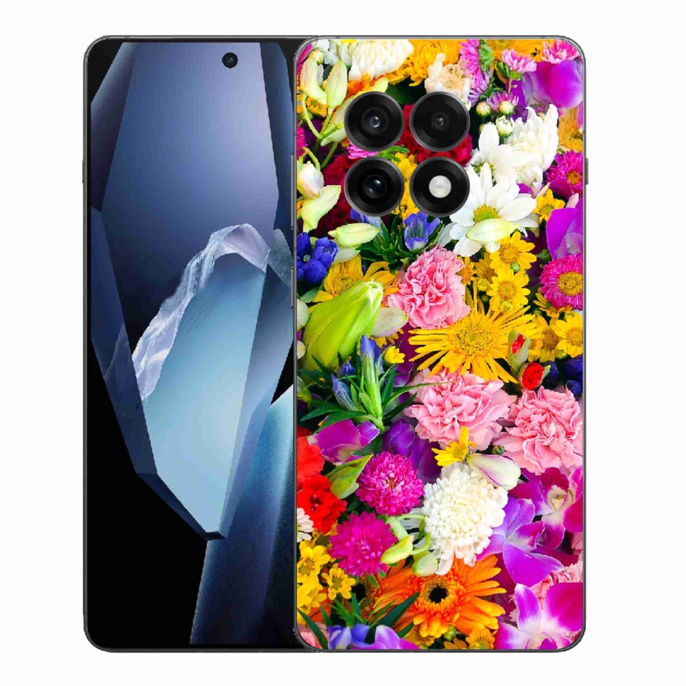 Gelový kryt mmCase na One Plus 13R - květiny 12