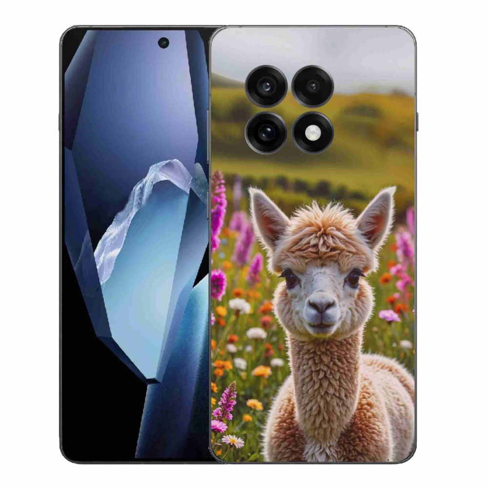 Gelový kryt mmCase na One Plus 13R - lama na louce