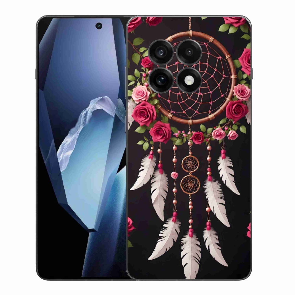 Gelový kryt mmCase na One Plus 13R - lapač snů s růžemi