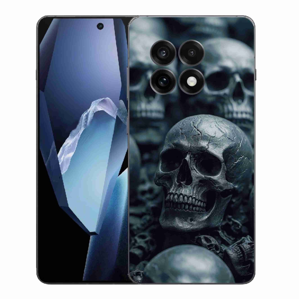 Gelový kryt mmCase na One Plus 13R - lebka 2