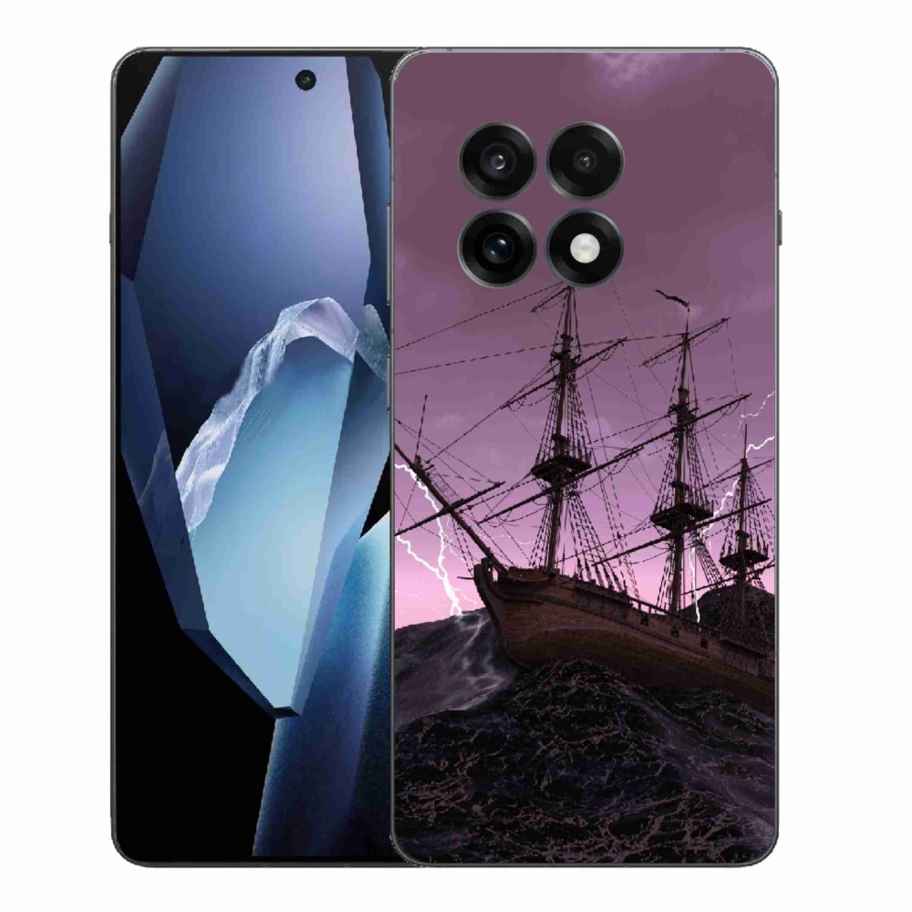 Gelový kryt mmCase na One Plus 13R - loď v bouři