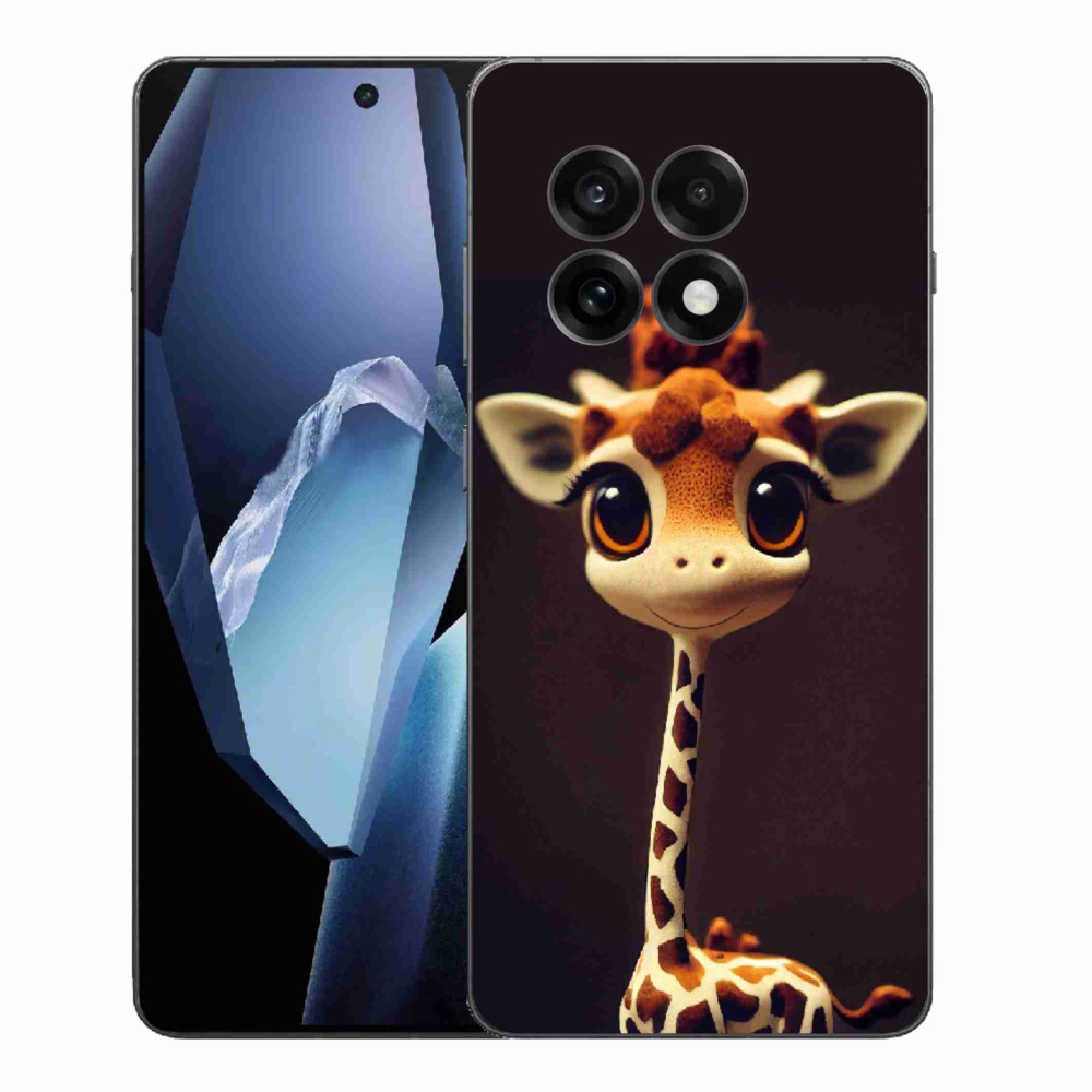 Gelový kryt mmCase na One Plus 13R - malá žirafa