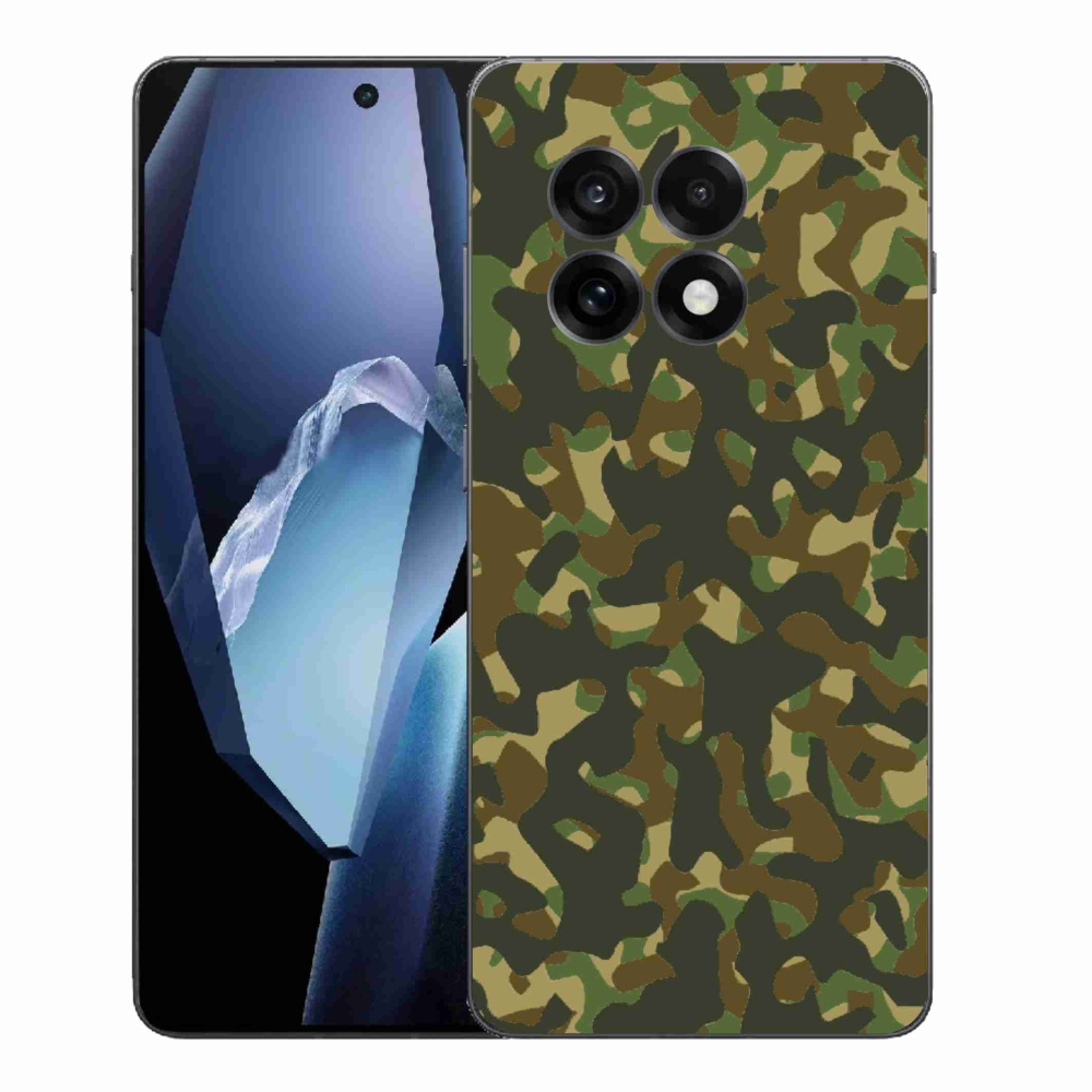 Gelový kryt mmCase na One Plus 13R - maskáčový vzor 1