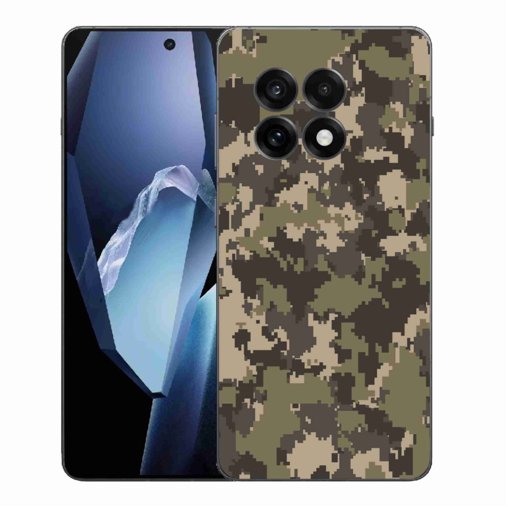 Gelový kryt mmCase na One Plus 13R - maskáčový vzor 12