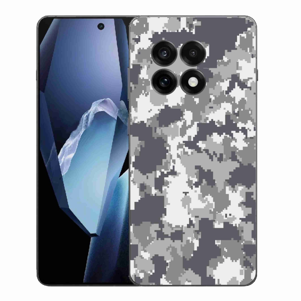 Gelový kryt mmCase na One Plus 13R - maskáčový vzor 2