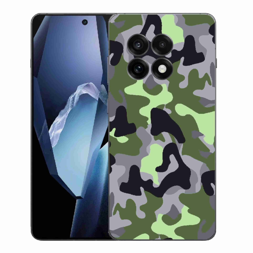 Gelový kryt mmCase na One Plus 13R - maskáčový vzor 7