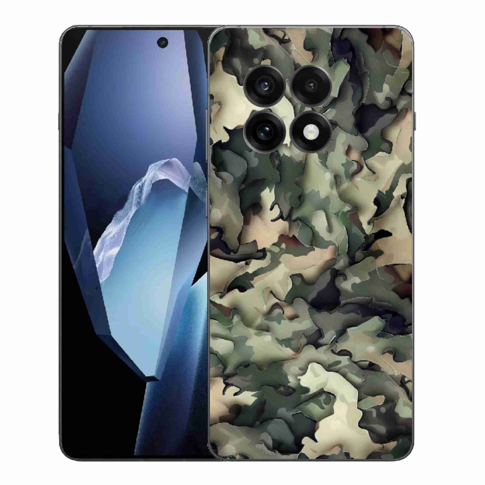 Gelový kryt mmCase na One Plus 13R - maskáčový vzor 9