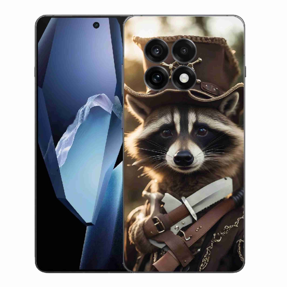 Gelový kryt mmCase na One Plus 13R - mýval v uniformě