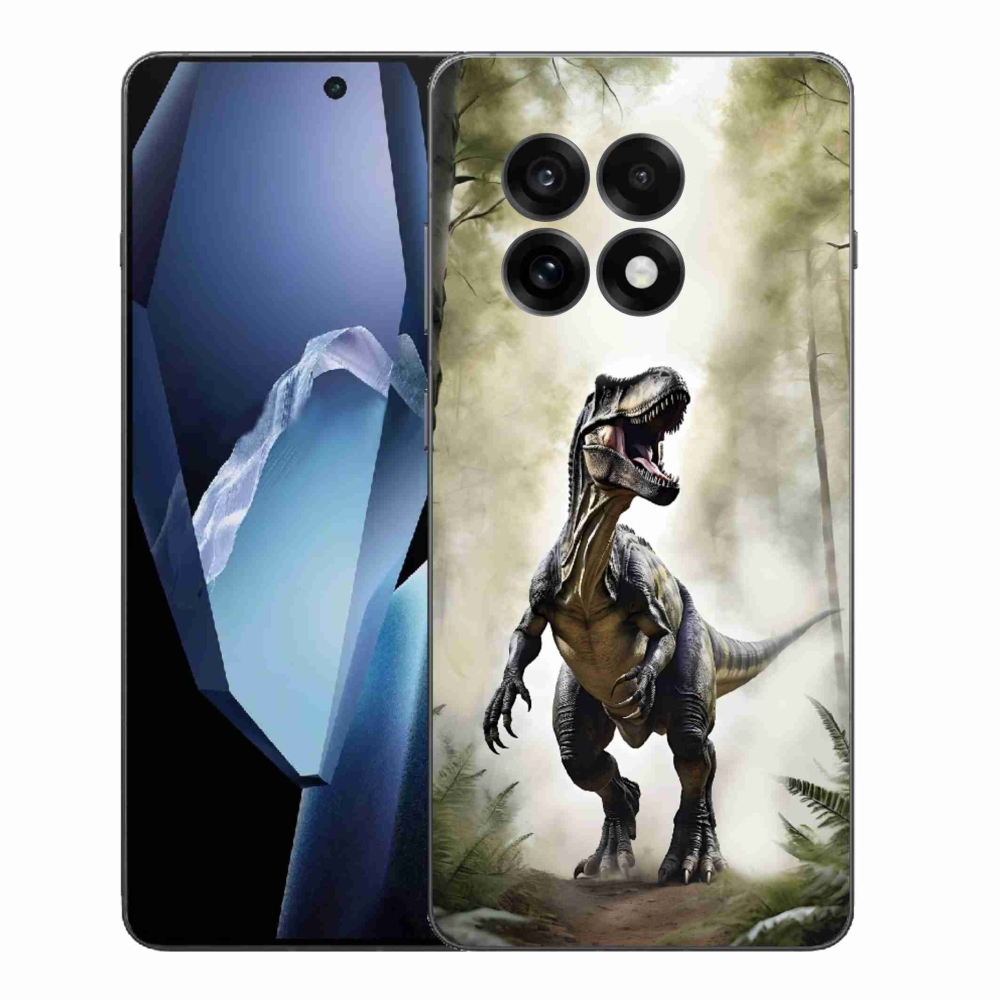 Gelový kryt mmCase na One Plus 13R - naštvaný T-Rex