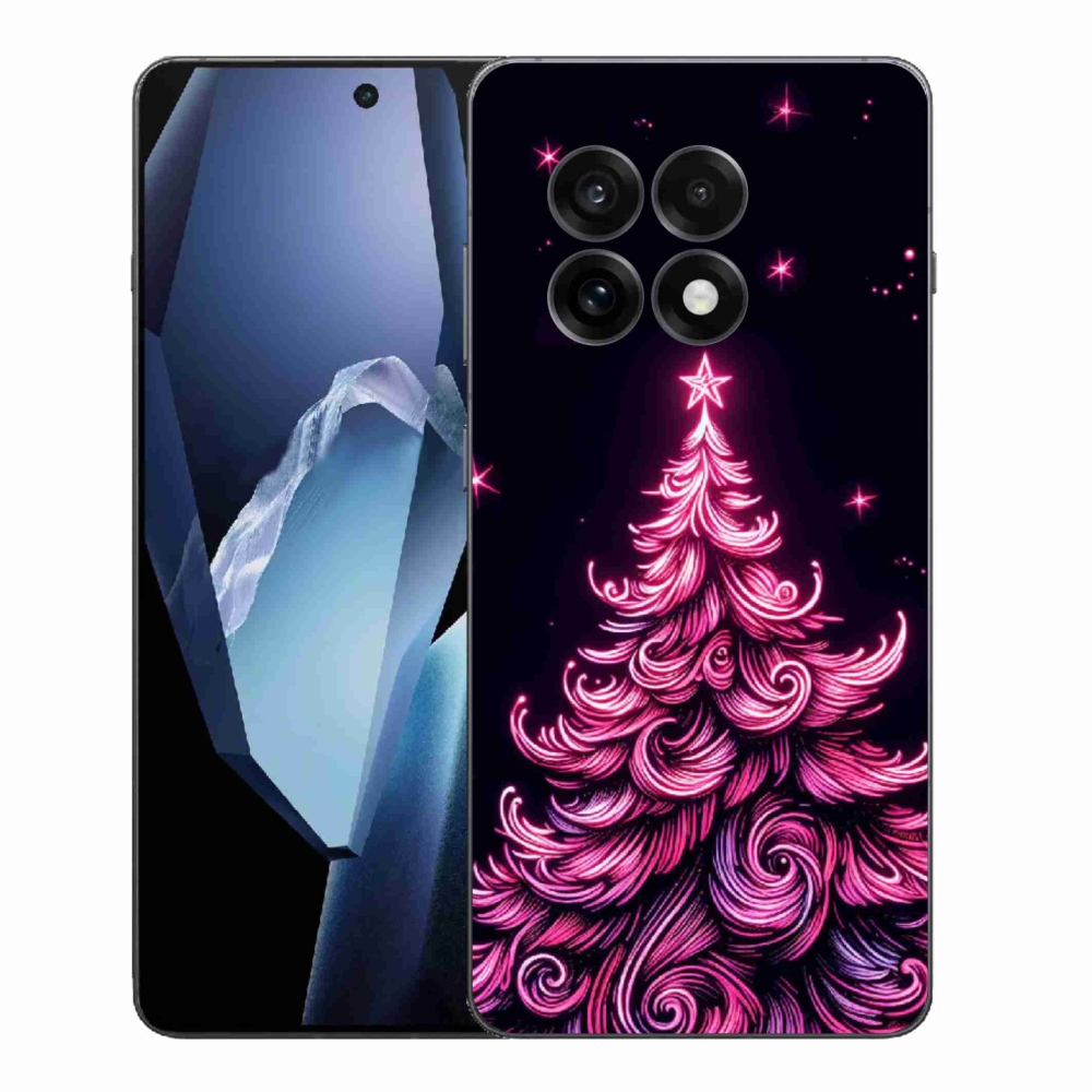 Gelový kryt mmCase na One Plus 13R - neonový vánoční stromek 2