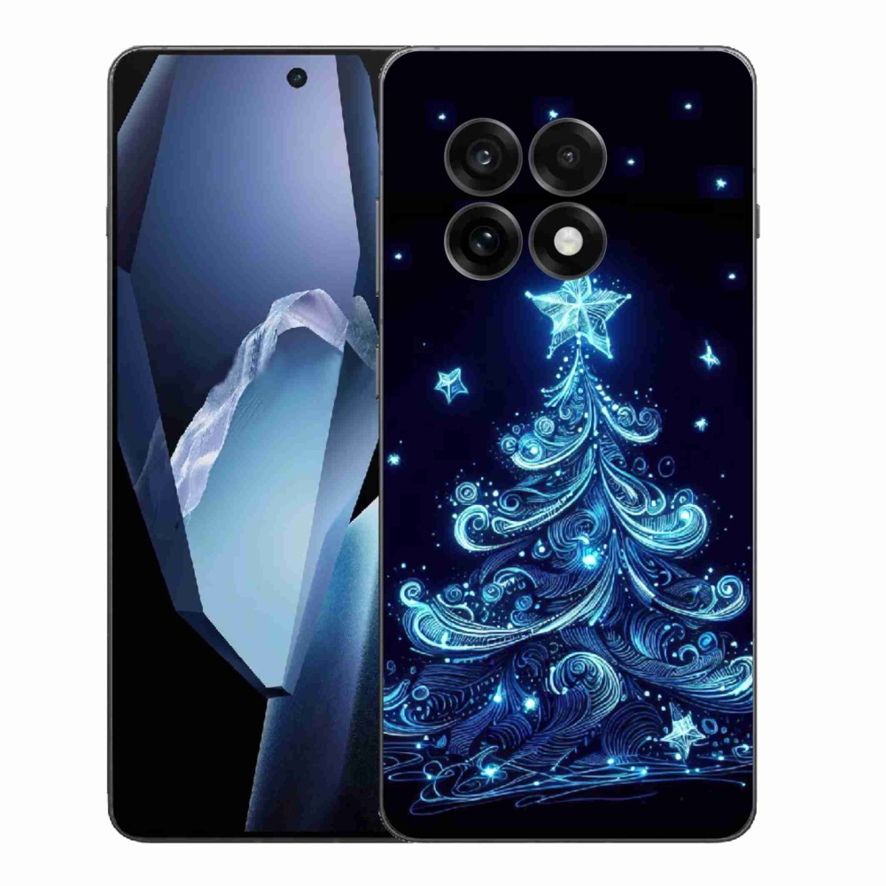 Gelový kryt mmCase na One Plus 13R - neonový vánoční stromek 4
