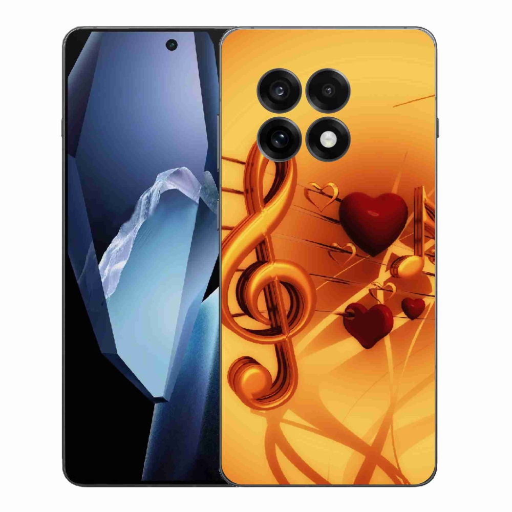 Gelový kryt mmCase na One Plus 13R - noty