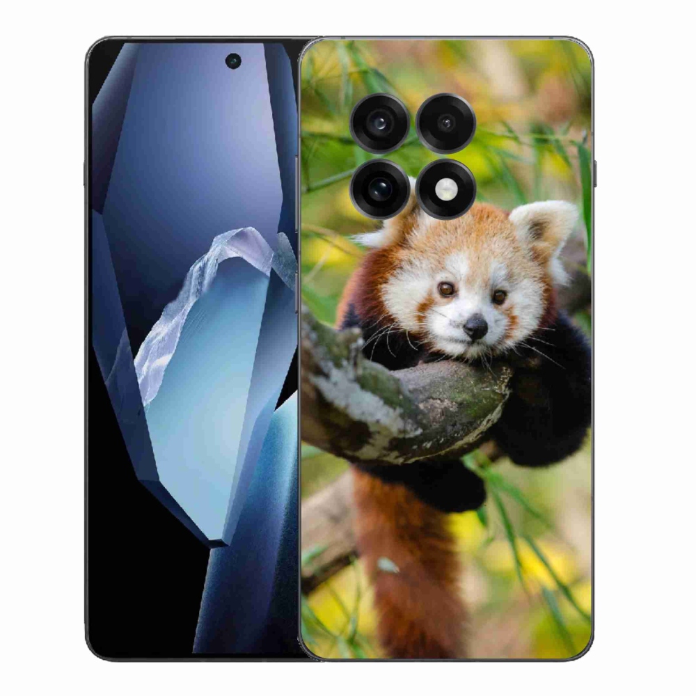 Gelový kryt mmCase na One Plus 13R - panda červená