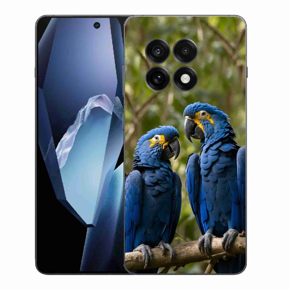Gelový kryt mmCase na One Plus 13R - papouščí duo