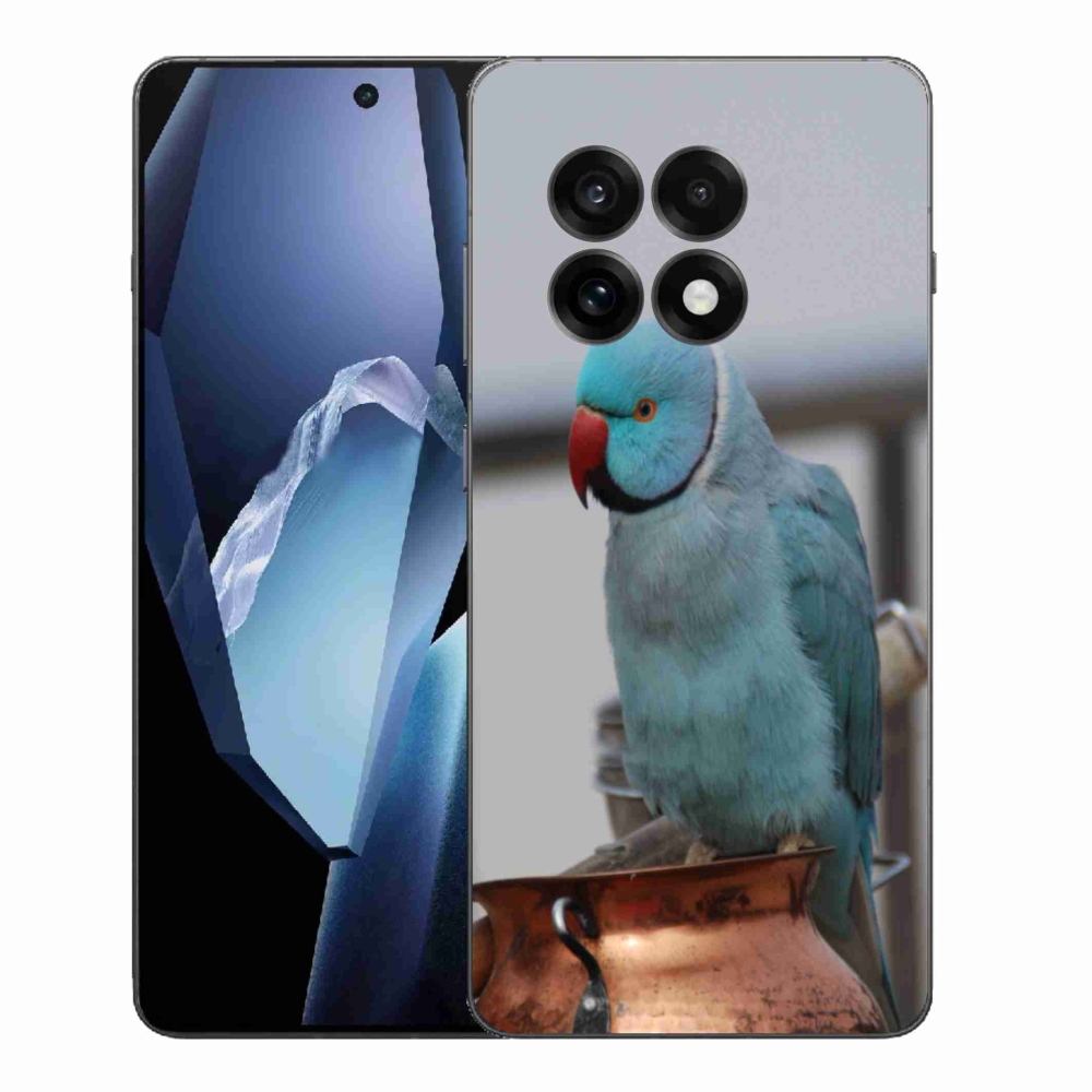 Gelový kryt mmCase na One Plus 13R - papoušek alexandr modrý
