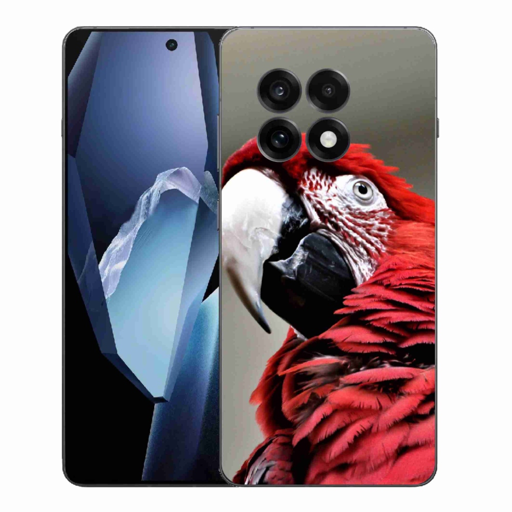Gelový kryt mmCase na One Plus 13R - papoušek ara červený