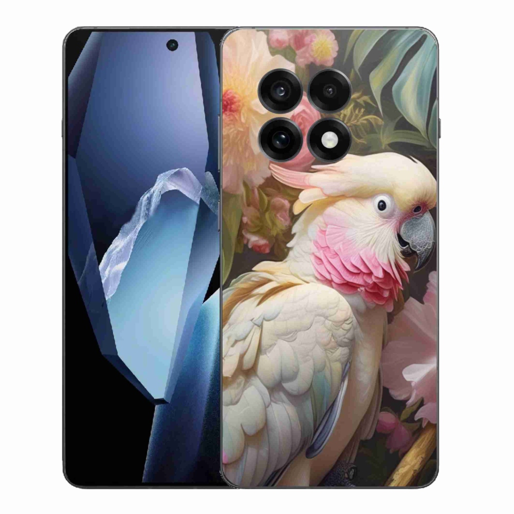 Gelový kryt mmCase na One Plus 13R - papoušek kakadu růžový 2