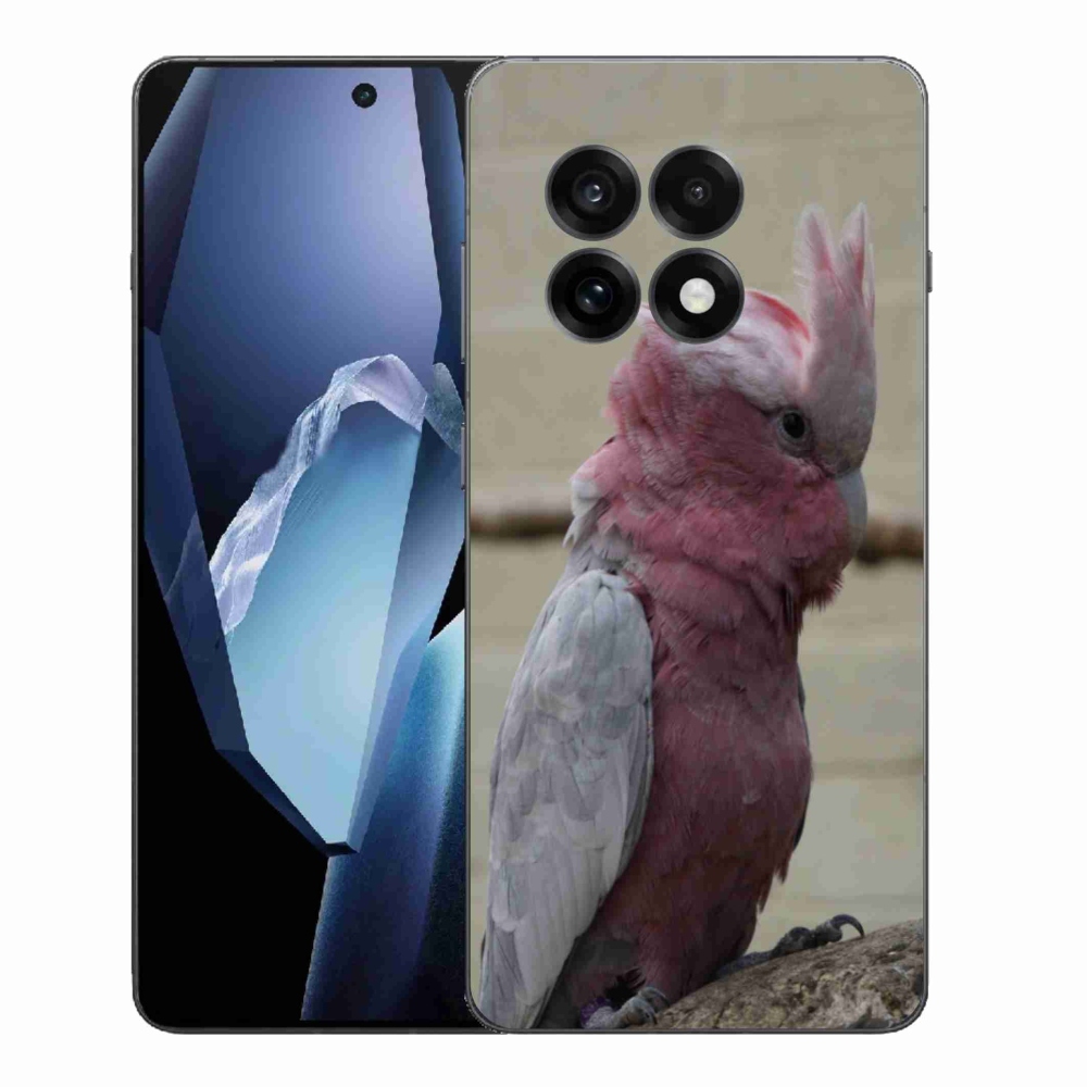 Gelový kryt mmCase na One Plus 13R - papoušek kakadu růžový