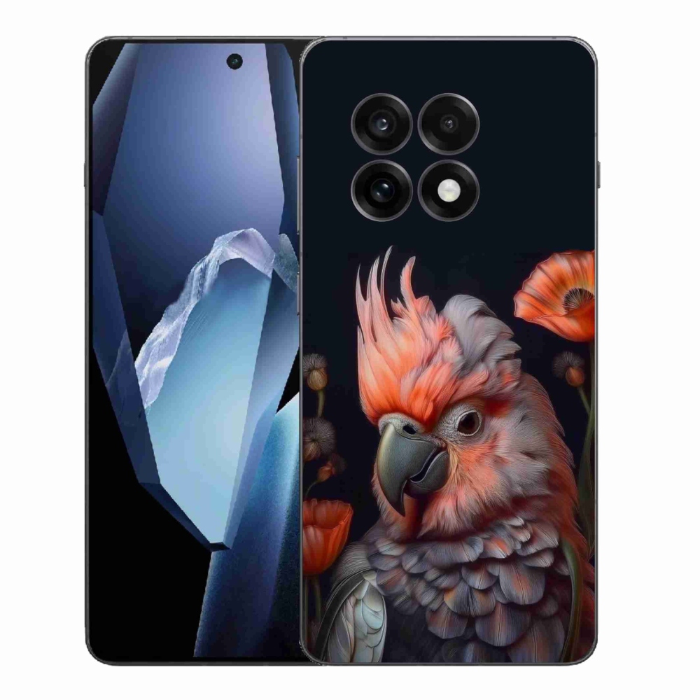 Gelový kryt mmCase na One Plus 13R - papoušek kakadu v barvách