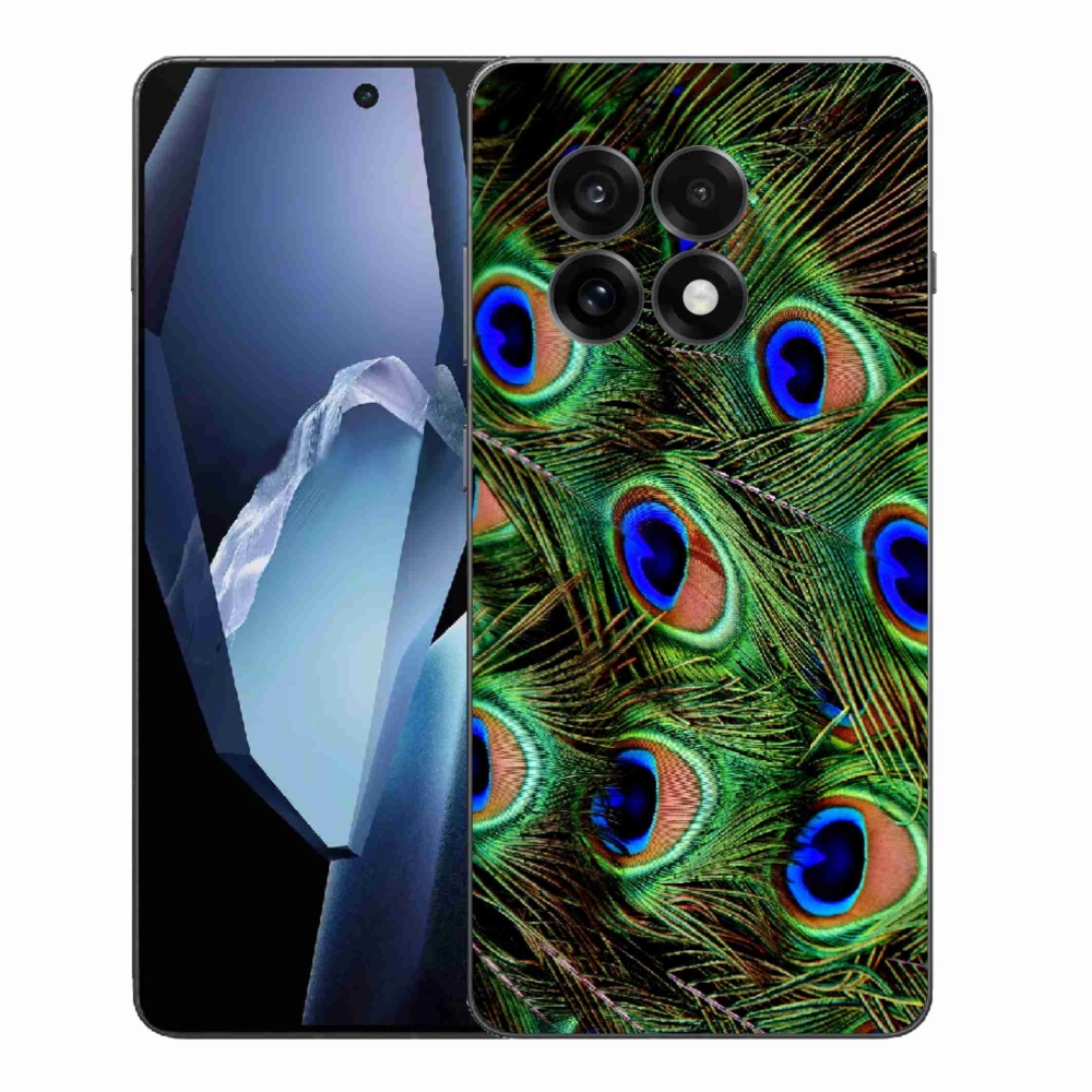 Gelový kryt mmCase na One Plus 13R - paví peří