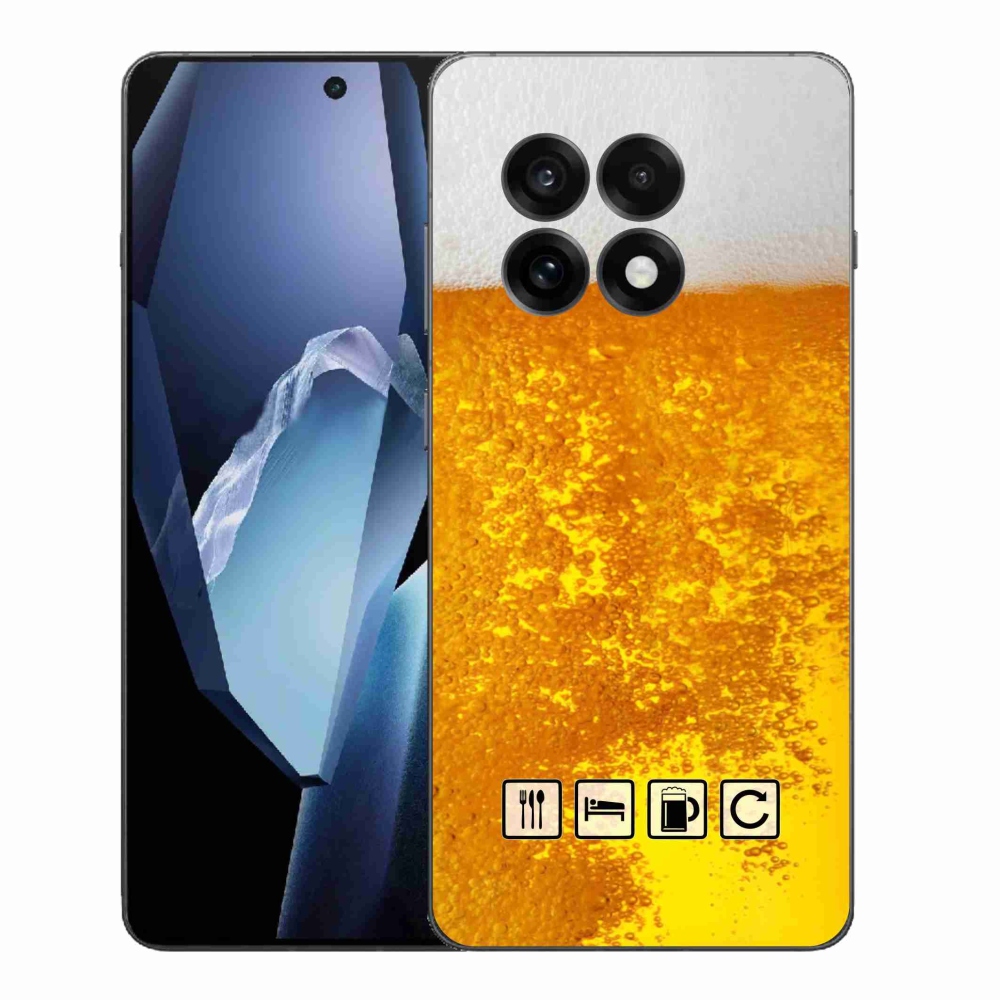 Gelový kryt mmCase na One Plus 13R - pivní motiv 3