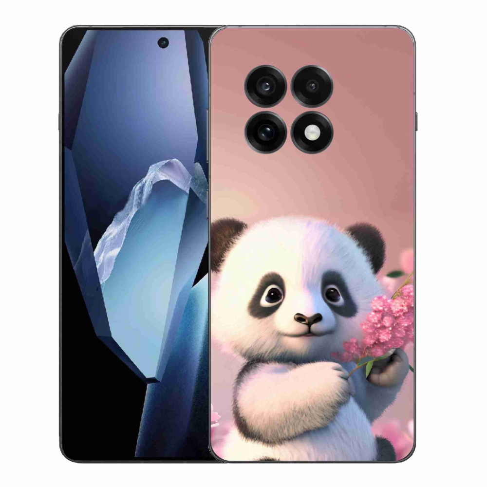 Gelový kryt mmCase na One Plus 13R - roztomilá panda