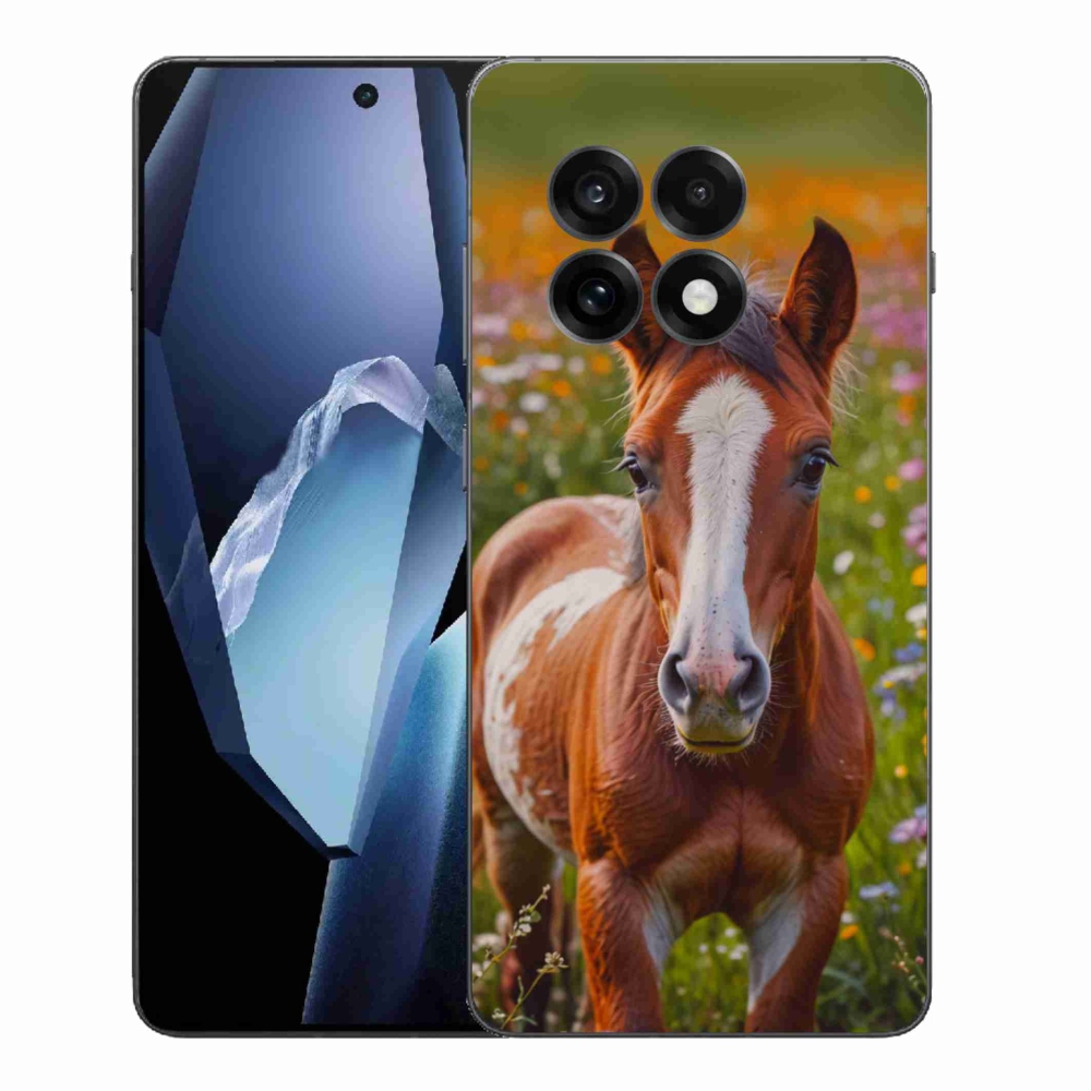 Gelový kryt mmCase na One Plus 13R - roztomilé hříbě