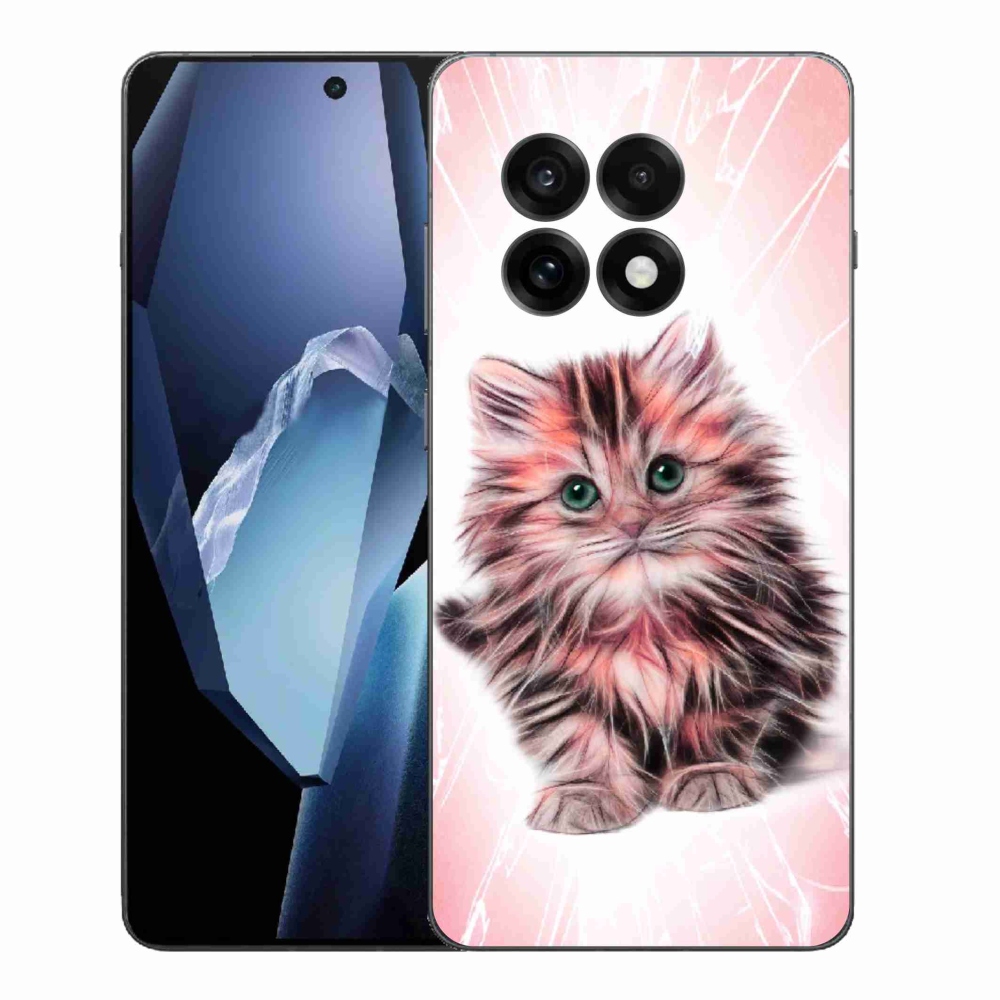 Gelový kryt mmCase na One Plus 13R - roztomilé kotě