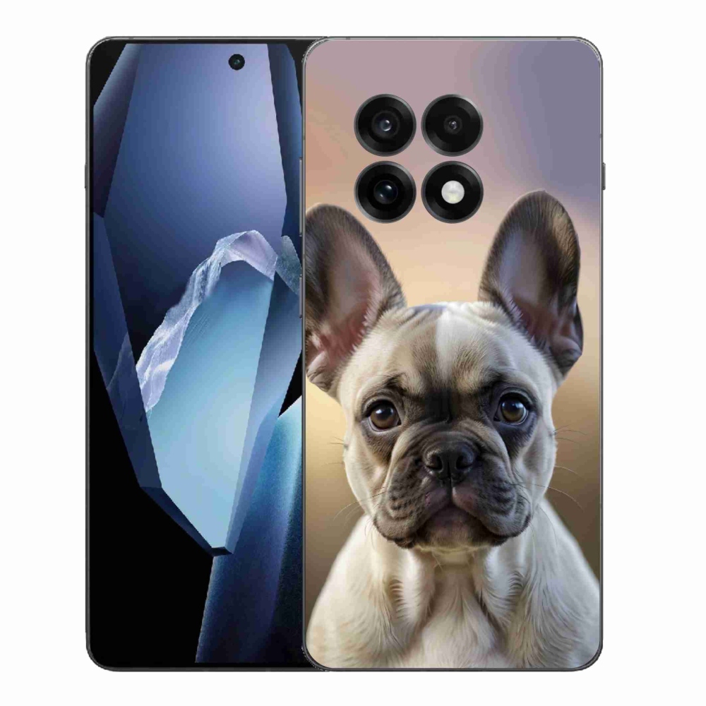 Gelový kryt mmCase na One Plus 13R - roztomilý francouzský buldoček