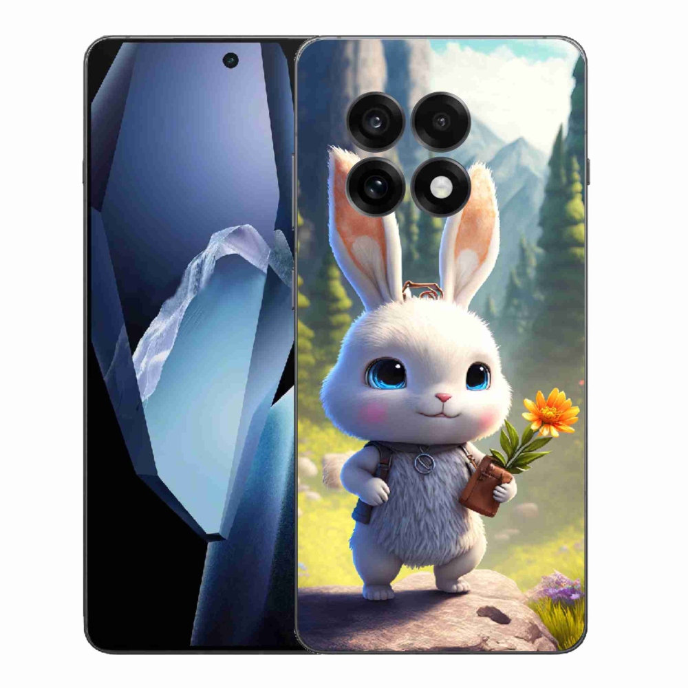 Gelový kryt mmCase na One Plus 13R - roztomilý králíček