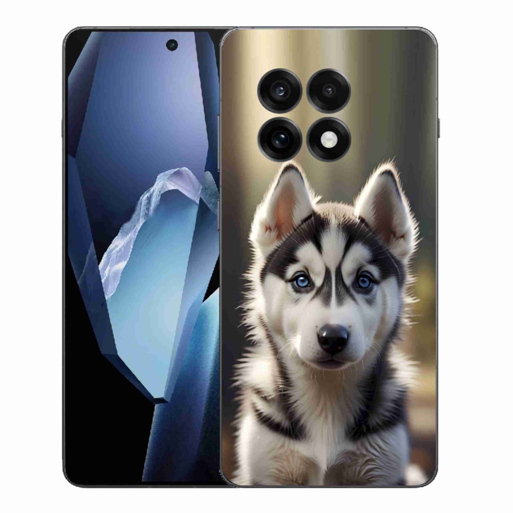 Gelový kryt mmCase na One Plus 13R - roztomilý sibiřský husky