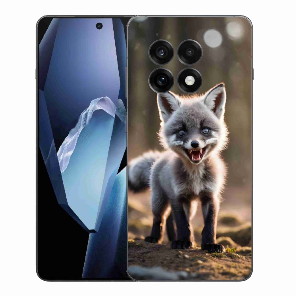Gelový kryt mmCase na One Plus 13R - rozzuřená liška
